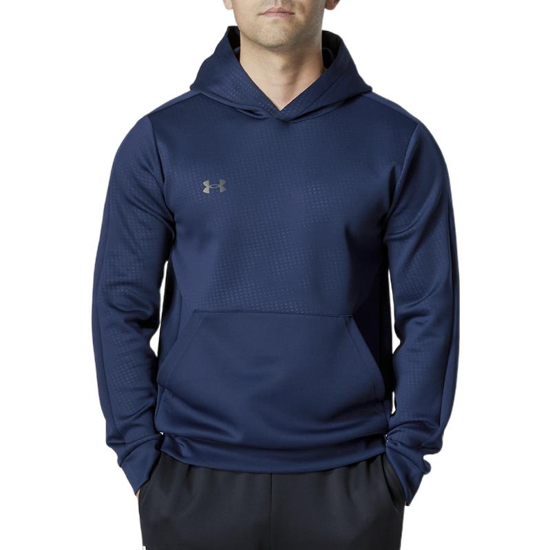 Under Armour Solid Color Logo Windbreaker Running Hoodie Men Hoodies Dark-Blue 22600304-408