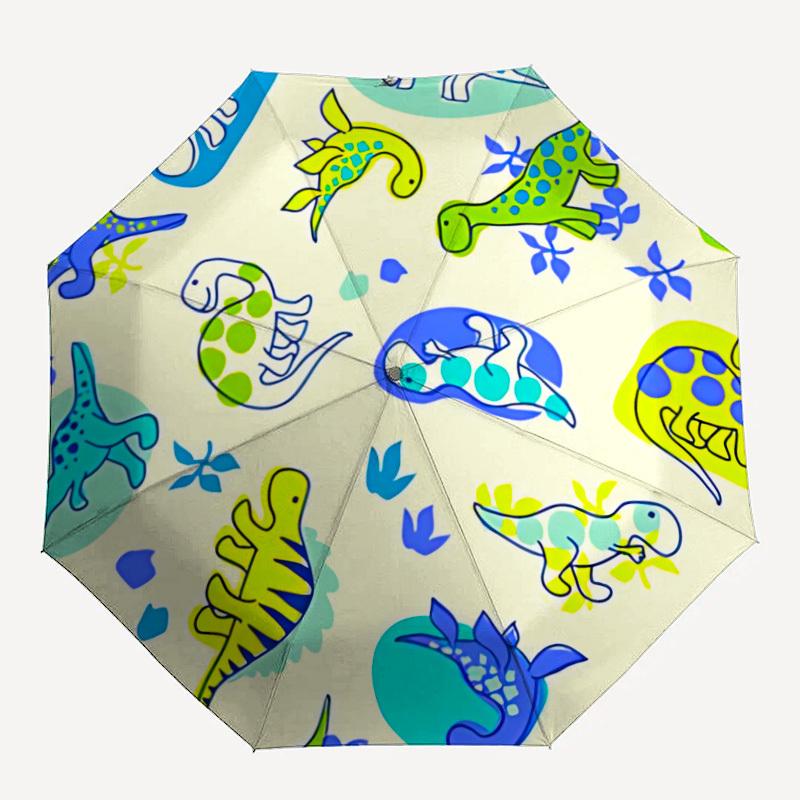 

1pc Dinosaur Pattern Folding Umbrella, Durable, Suitable for Outdoor Activities or Rain, Suitable for Commuting yy251027062