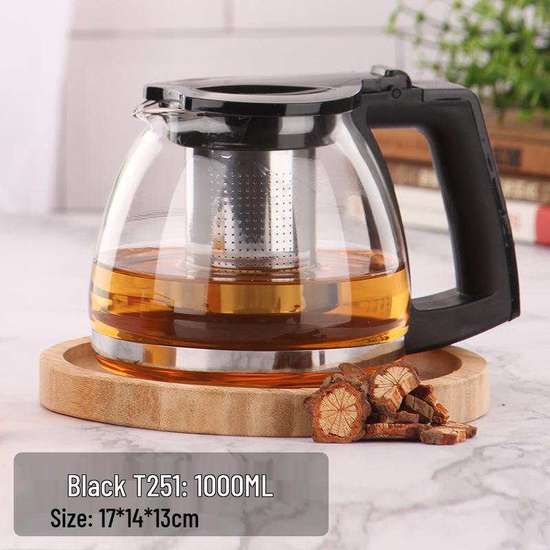 Heat-Resistant Glass Teapot Set with Tea Water Separation