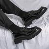 Fashion Thick Soled Men's Shoes Classic  Design Styles Outdoor Fashion Street Party Daily Young People Versatile Leather Shoes