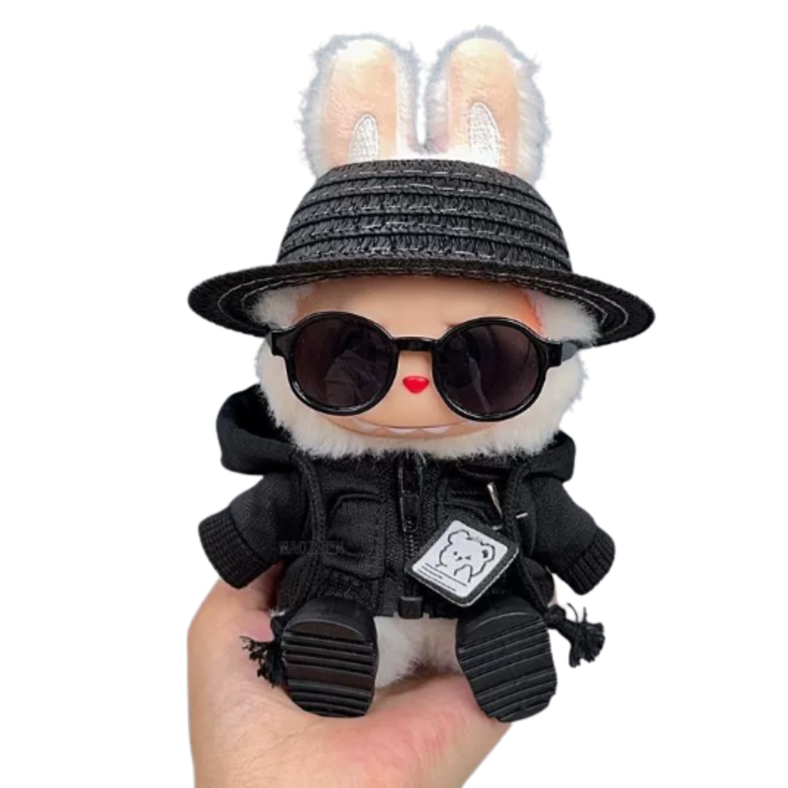 

Lovebu 17см Лабубу Солнцезащитные очки Нарядная одежда, Милая плюшевая одежда, Одежда для 17см плюшевой куклы, Одежда для куклы, Наряд для плюшевой игрушки, Милый Лабубу Совместимый