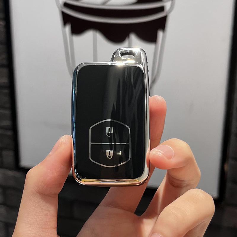 Housse de clé Toyota: Convient pour Camry, Highlander, Prius, 86, Land Cruiser, Reiz, Prado