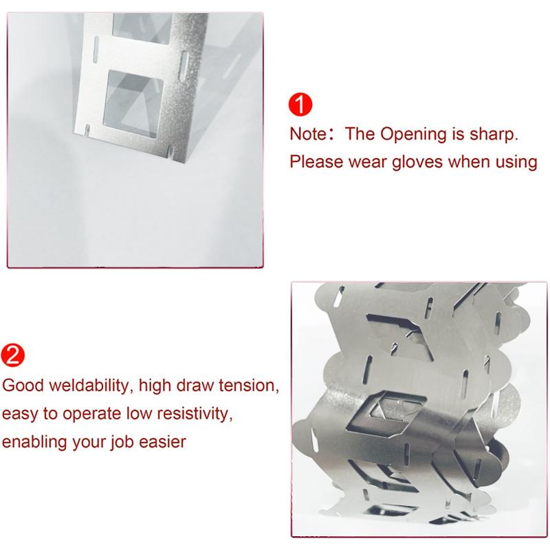 1 Roll 18650 Li-ion Battery Nickel Sheet Plate Nickel Plated Steel Belt Strip Connector Spot Welding Machine Battery Welders