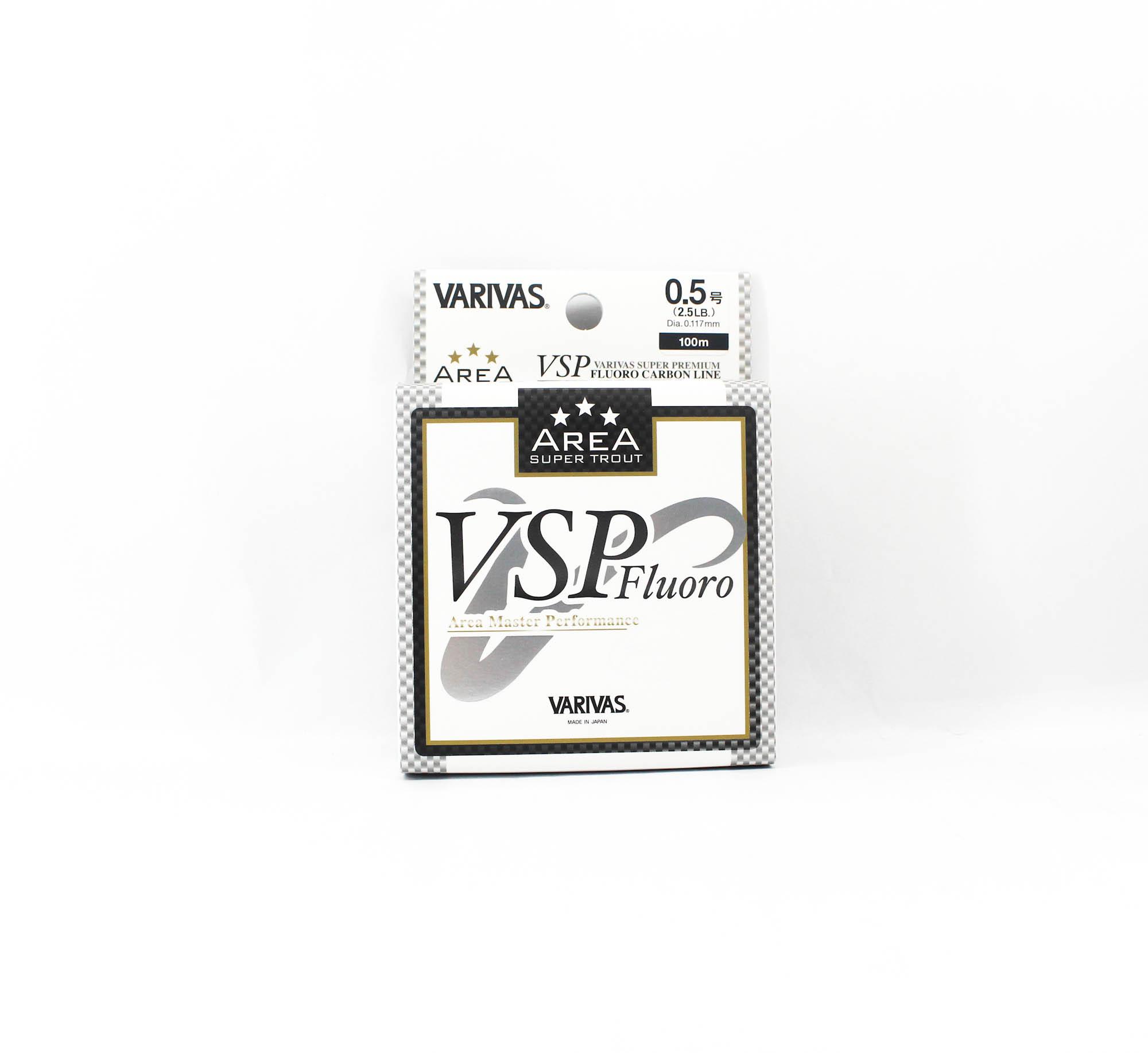 Varivas Fluorocarbon Super Trout Area VSP line 100m 2.5lb (7907) чистый