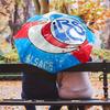 RC Strasbourg Alsace  pattern, automatic folding umbrella, portable and foldable design, 8 ribs, a Christmas or birthday gift.