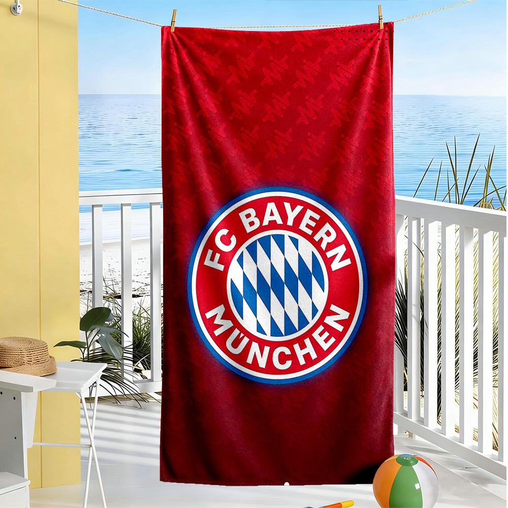 Bayern Munich Beach Towel Quick-Dry Soft Microfiber Comfortable Lightweight Suitable for Sports, Travel, Swimming, Yoga, Bathroom, Beach, And Pool