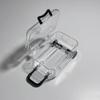 7,5*5cm Aufbewahrungsbox Kofferform Mini Transparentes Etui Mit Griff Dekoratives Plastik Schmuck Süßigkeiten Miniatur Für Zuhause Schreibtisch