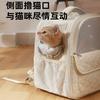Cat Backpack Space Capsule Winter Cat Bag Going Out Portable Pet Cat Dog Shoulder Carrying School Bag Keep Warm and Anti-Stress