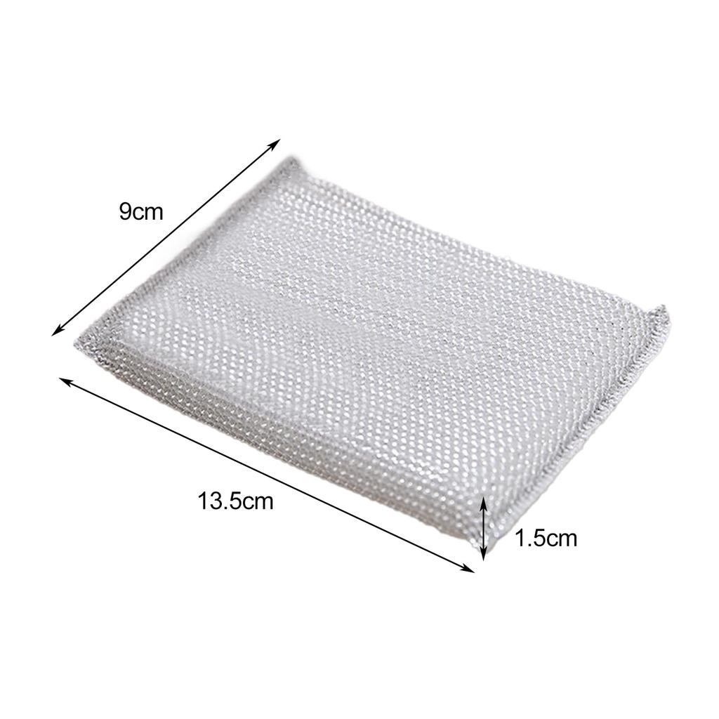 Ocelový drát Houba na mytí nádobí Oboustranná čisticí houba Nepřilnavá olejová kuchyňská utěrka na nádobí Opakovaně použitelný domácí čisticí nástroj