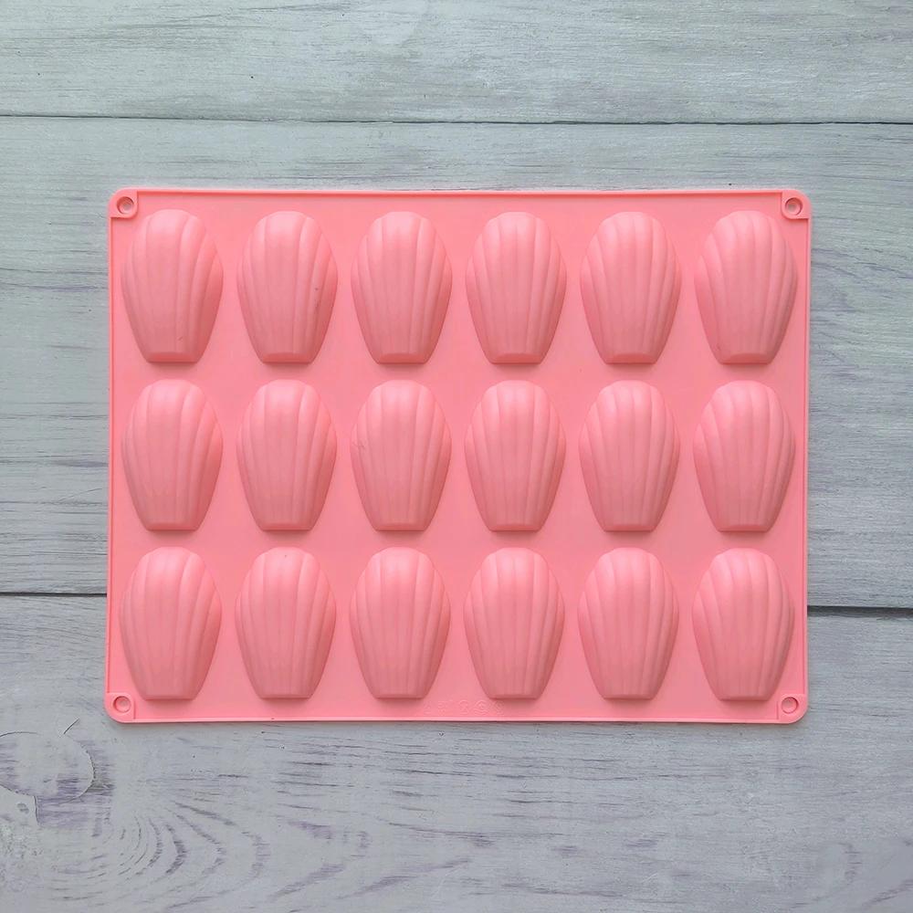 1 Stk. 18 Mulden Madeleine Silikon Kuchenform Muschelförmige Schokoladen Keks Ausstechform Handgemachte Silikon Backwerkzeuge Macaron