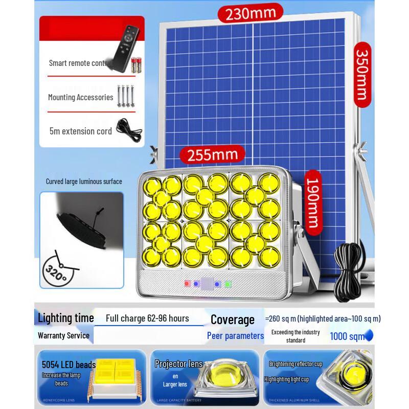 Jundingying Super Bright Solar Garden Light