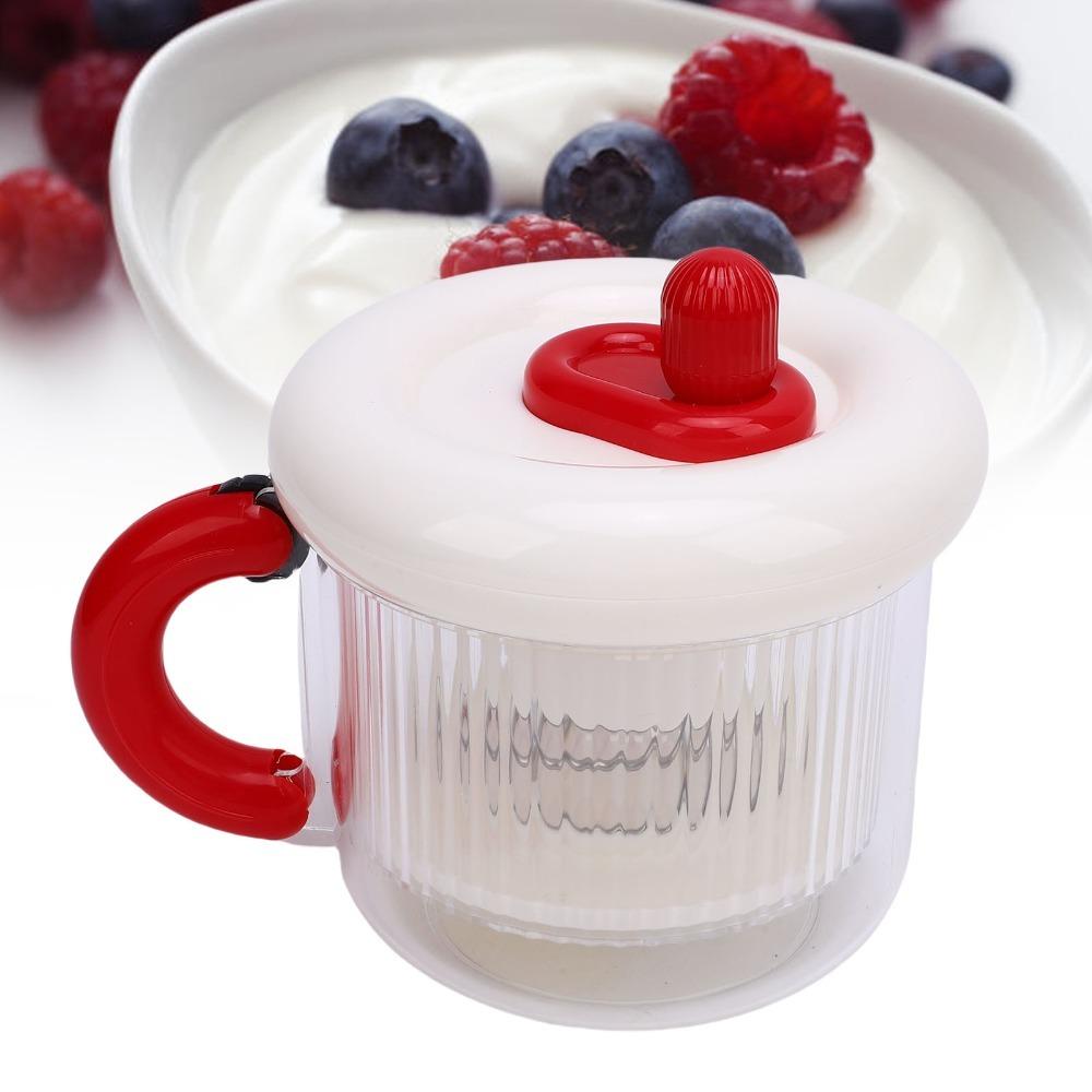 Reusable Greek Yogurt Maker Red Blue Whey Separator Durable Yogurt Strainer  Yogurt Making