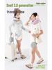 Cooling Memory Foam U-Shaped Travel Pillow with Ice Silk Cover for Airplane and Office Nap Neck Support.