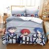 MILGRAM Single Double Queen King Size Bedding Set Boys Bedroom Duvet Cover Set 3D Printed Anime Bed Sheet Set