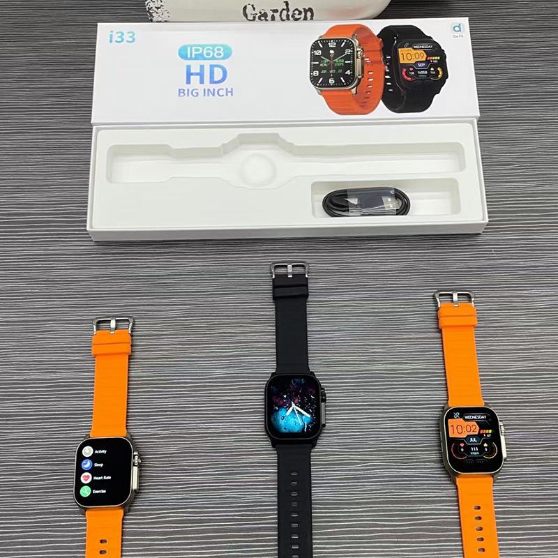 

I33 Pro Bluetooth Call Smart Watch Водонепроницаемый спортивный браслет с обнаружением истинной скорости и сверхдлительным временем автономной работы