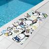 kawaii P-pochacco-o cute Towel Beach Quick Dry Soft Pool Towels Gift for Travel Gym Shower Camping sports