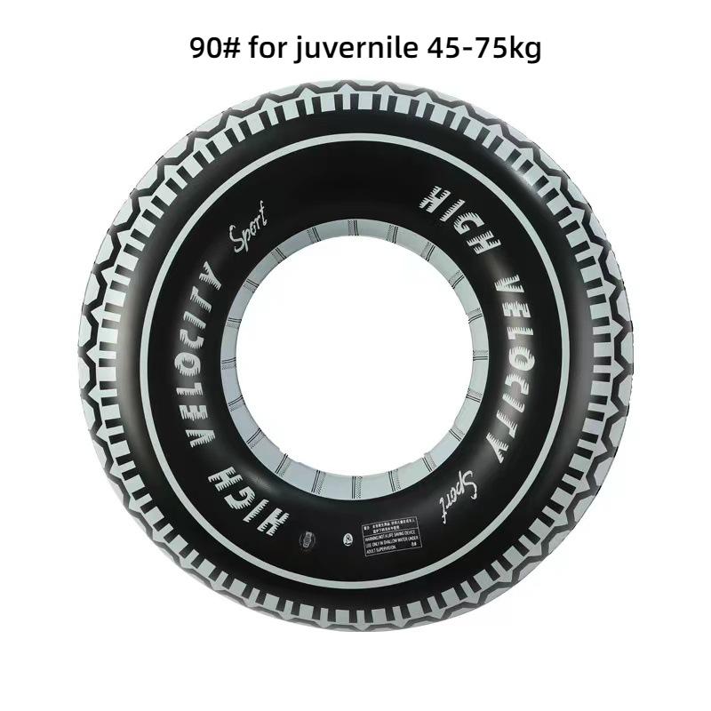 

Чорне колесо Шина Кільце для плавання Дорослі діти Надувний басейн Поплавок Трубка Коло Літо Водні іграшки Надувний матрац Boia Piscina