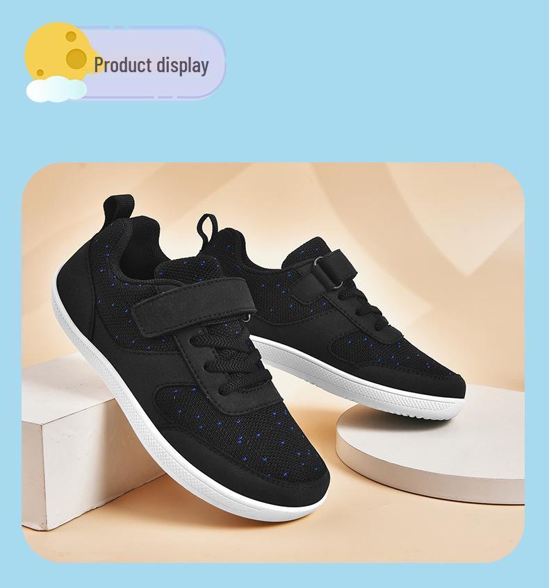 Kids' Wide-Toe Casual Sports Shoes - Low-Top, Breathable, Outdoor Hiking Sneakers for Boys and Girls