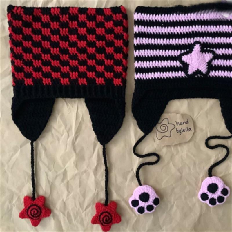 Hand-crocheted Horn Funny Headband Fashion Personality Decorative Headwear