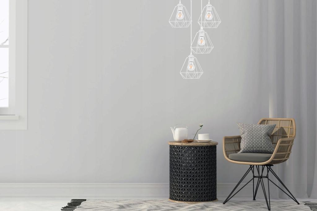 Wire Hanging Lamp Loft Chandelier Led Selection