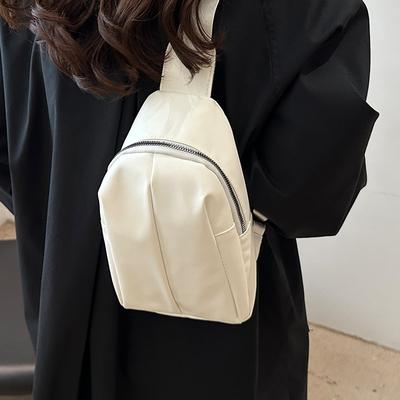 Casual Breast Bag Women'S Retro Outdoor Travel Bag Wide Shoulder Strap Messenger Bag Women'S Breast Bag Fanny Pack