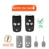 Schlüsselanhängerhülle für Honda Civic Accord CRV HRV Jazz Odyssey für Acura TL TSX ZDX RSX CRZ 2 3 Tasten