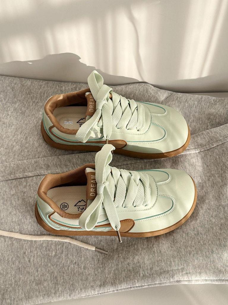 Women's Versatile 2025 Dopamine Platform Sneakers - Casual, Lightweight, Round Toe German Trainers