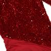 Christmas Sexy Dress Party Long Sleeve Irregular Hip Dress for Women