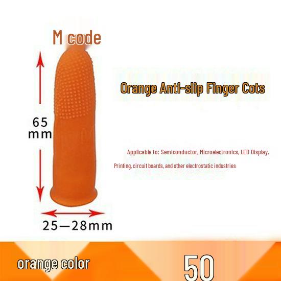 Latex Disposable Finger Cots - Waterproof, Anti-static, Powder-Free Protection for Hands with Free Shipping