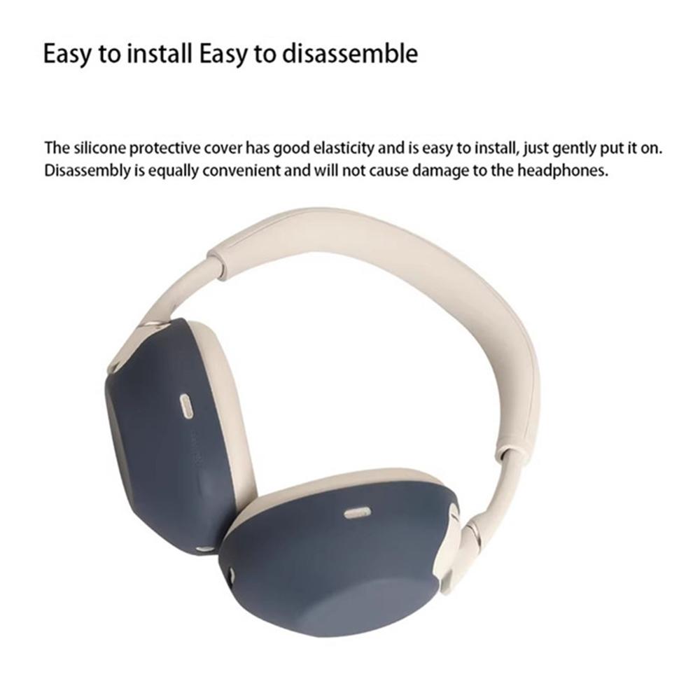 Pro Sony WH-1000XM6 Silikonový obalový set s krytem náhlavního oblouku, ochranné náušníky na sluchátka, krytky