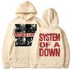 Rock Band System of A Down Graphic Hoodies Men Women Vintage Metal Popular Long Sleeve Oversized Sweatshirt
