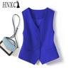 Women's Fashion Casual Solid Color Print Sleeveless V Neck Blouses & Shirts