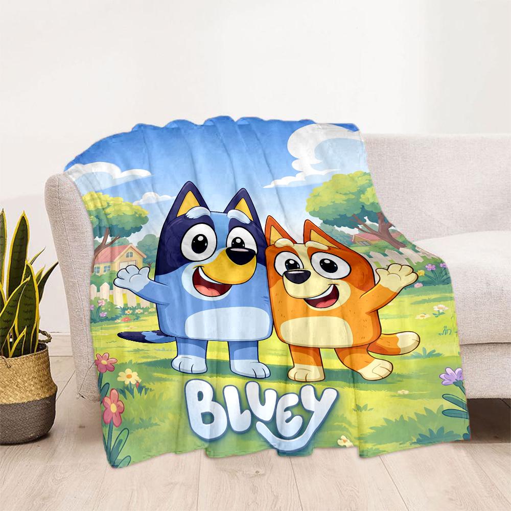 Bluey Puppy Bond. Blanket Durable Comfort Suitable for Sofa Seaside Bed All-Season Use Stylish Decor Ideal Gift For Birthday Valentine'S Day