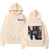 Felpa con cappuccio stampata Album del Rapper Hot Drake