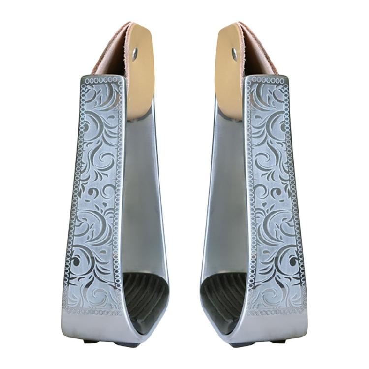 Horse Riding Stirrups Replacement Overshoe Aluminum Cushioned Western Stirrups for Horse Saddles Equestrian Gift 1