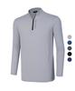 2ELA Men'S Freeze-On Cooling Zip-Up Long Sleeve T-Shirt 5 Colors (Type B)