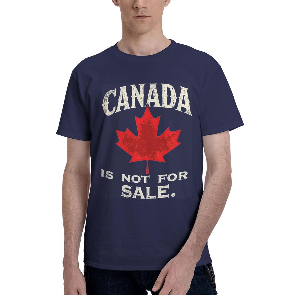Unisex Elbows Up Canada Is Not For Sale T Shirts Cotton Clothing Beach Short Sleeve TShirt O Neck Trendy Cool Tee Shirt Plus Size