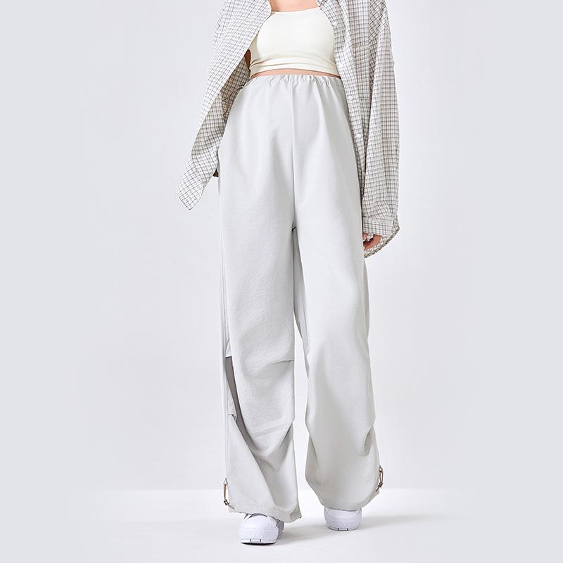 Maternity Wide-leg Pants Loose Outer Pants Spring and Summer Thin Versatile Tied Feet Drape Pants Sports Maternity Casual Pants