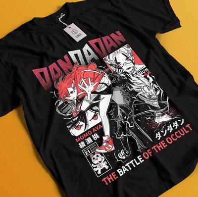 Dan Da Dan T-Shirt Okarun Shirt Momo Ayase T-Shirt Ken Tee Turbo Jin Aira Seiko