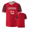 Unisex Flag Print Short Sleeve Crew Neck Casual T Shirt Comfortable Fit for Daily Wear Sports Activities