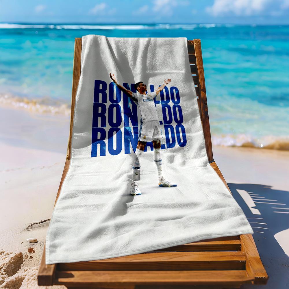 Cristiano Ronaldo Beach Towel Quickdry Soft Microfiber Comfortable Lightweight