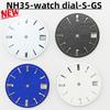 NH35 Dial 28.5mm Dial Watch S Dial Green Luminous Dial Suitable for NH35 NH36 Movement Watch Accessories