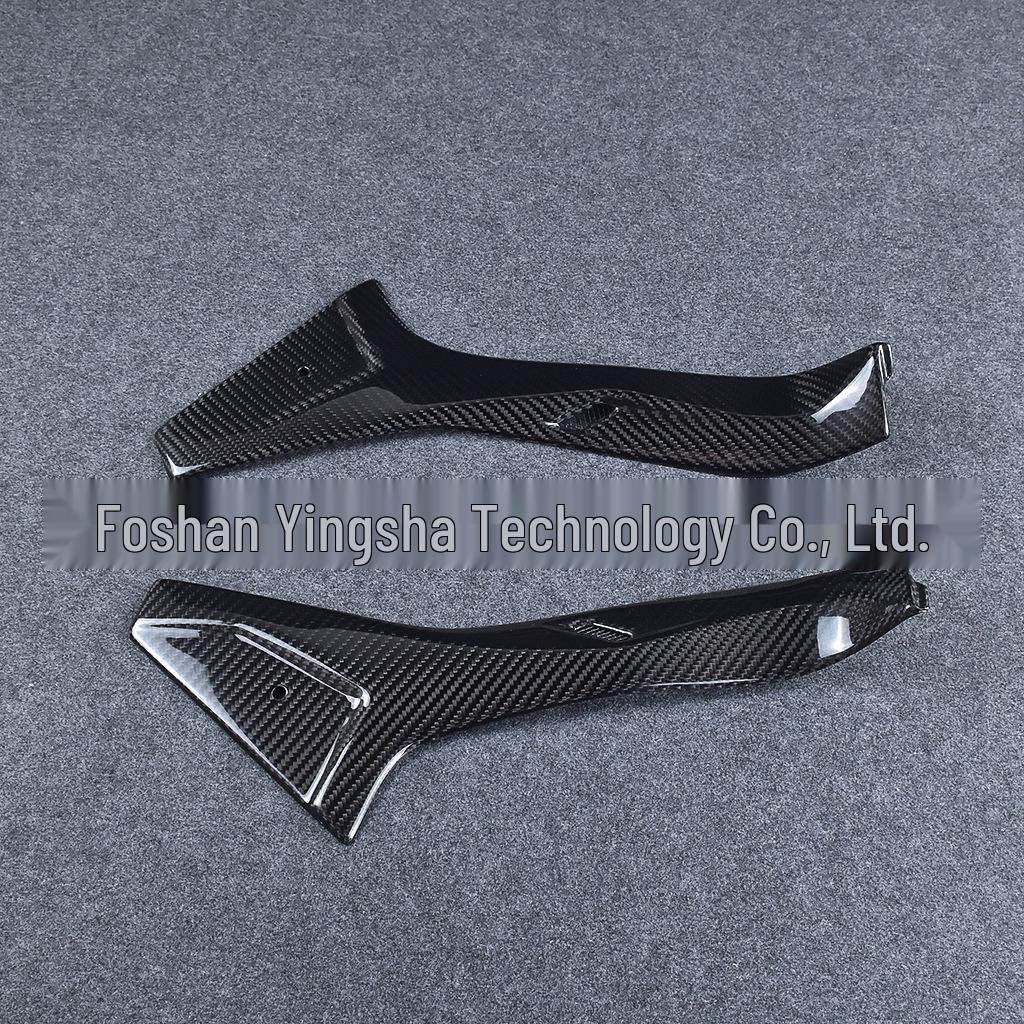 Carbon Fiber Frame Cover for Honda CBR650R (2019+): Modified 3K Dry Carbon Motorcycle Accessory