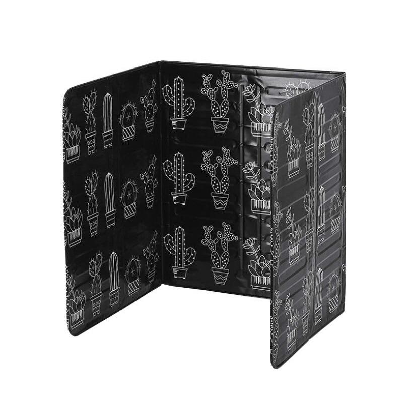 

Скандинавський жаростійкий захисний екран від бризок олії для плити - Вогнетривкий, миючий бар єр з алюмінієвої фольги 84.5*32.5*0.08cm