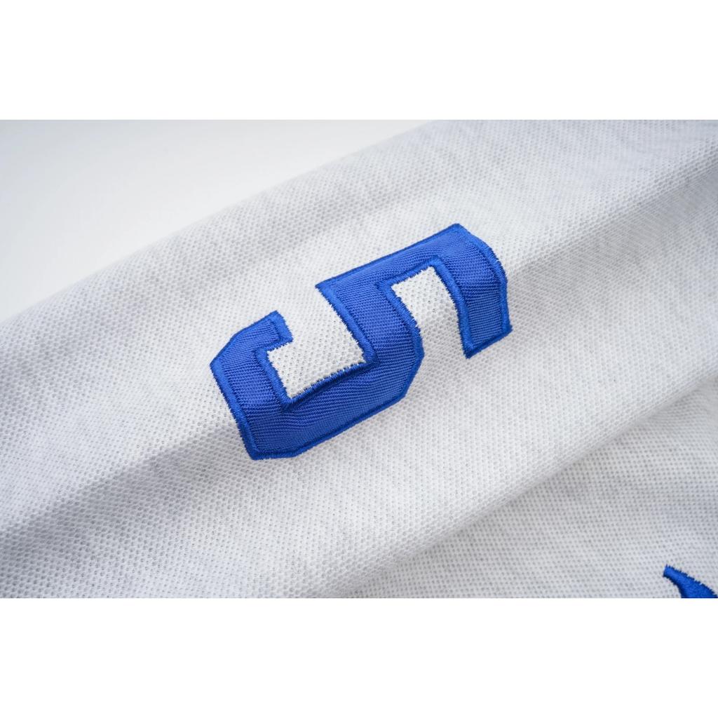 TrendHub Herren Poloshirt Madrid Langarm Lässig Hochwertige Baumwolle Stickerei Luxus Nähte Kontrastfarbe Originaldesign