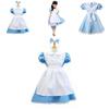 Enchanting Alice In Wonderland Costume For Kids With Detachable Frilled Apron