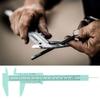 Plastic Vernier Caliper 150mm Length Sliding Gauge Ruler Double Scale Measuring Tool  For Students