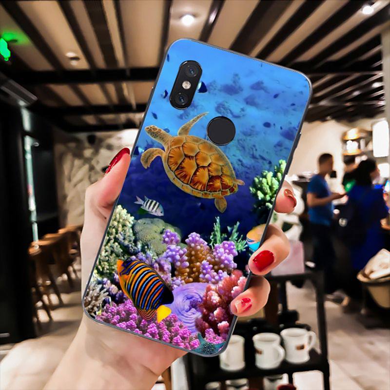 

Чехол для телефона «Подводный мир» для Xiaomi Mi 11 10 A2 A2lite A1 9 9SE 8Lite 8explorer F1 Poco M3 X3 Pro Fundas Cove Xiaomi Mi9SE