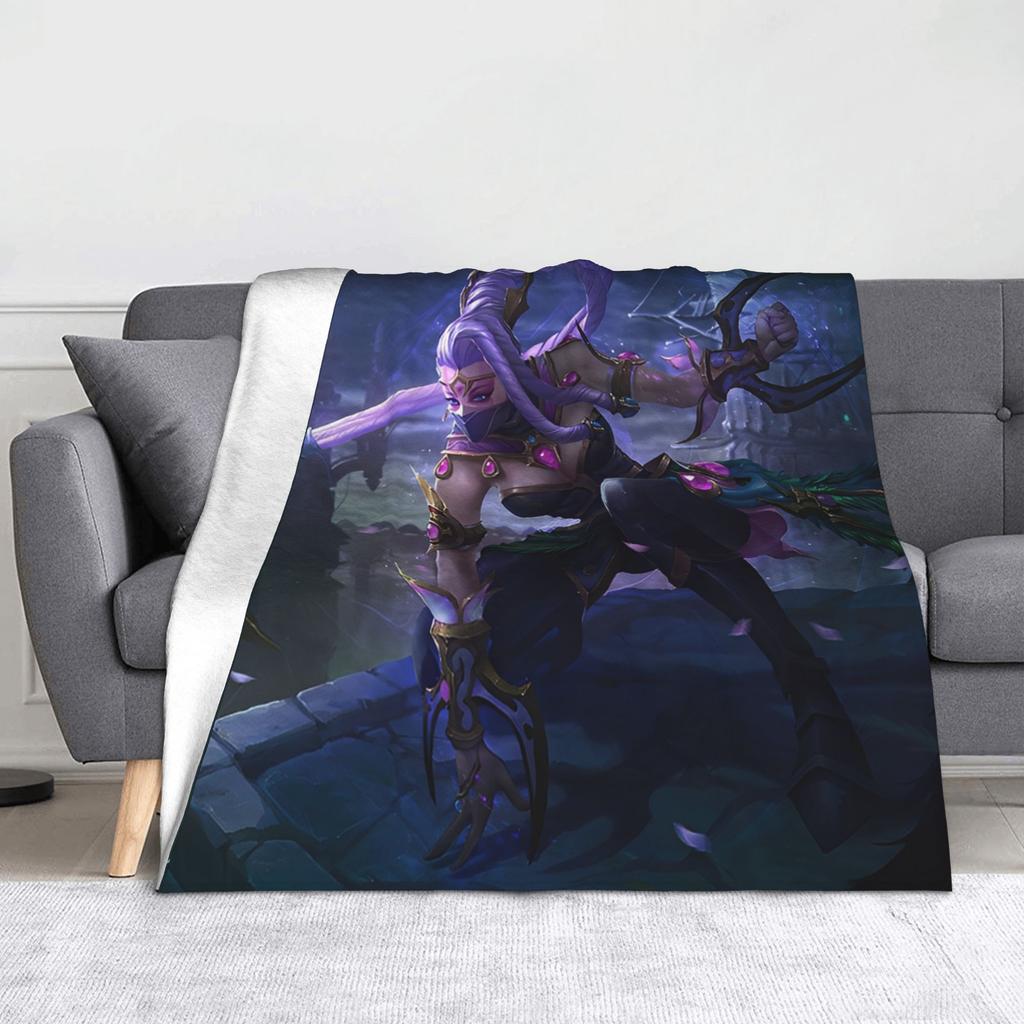 Dota Game Knitted Blanket  Fuzzy Throw Blanket Bed Sofa Decoration Ultra-Soft Warm Bedspreads