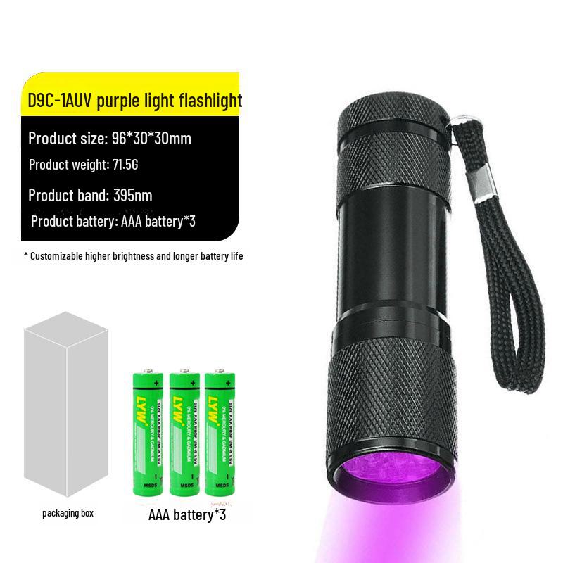 Wood's UV Lamp: Cat Moss Nail Art Curing, Banknote Detection, Night Light with Ultraviolet ID, Scorpion Light.